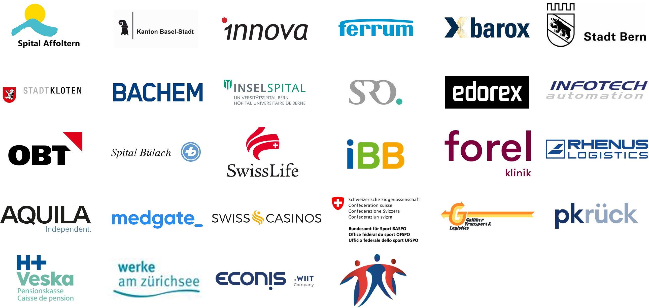 Logos Referenzgrafik CISO Swiss Infosec AG